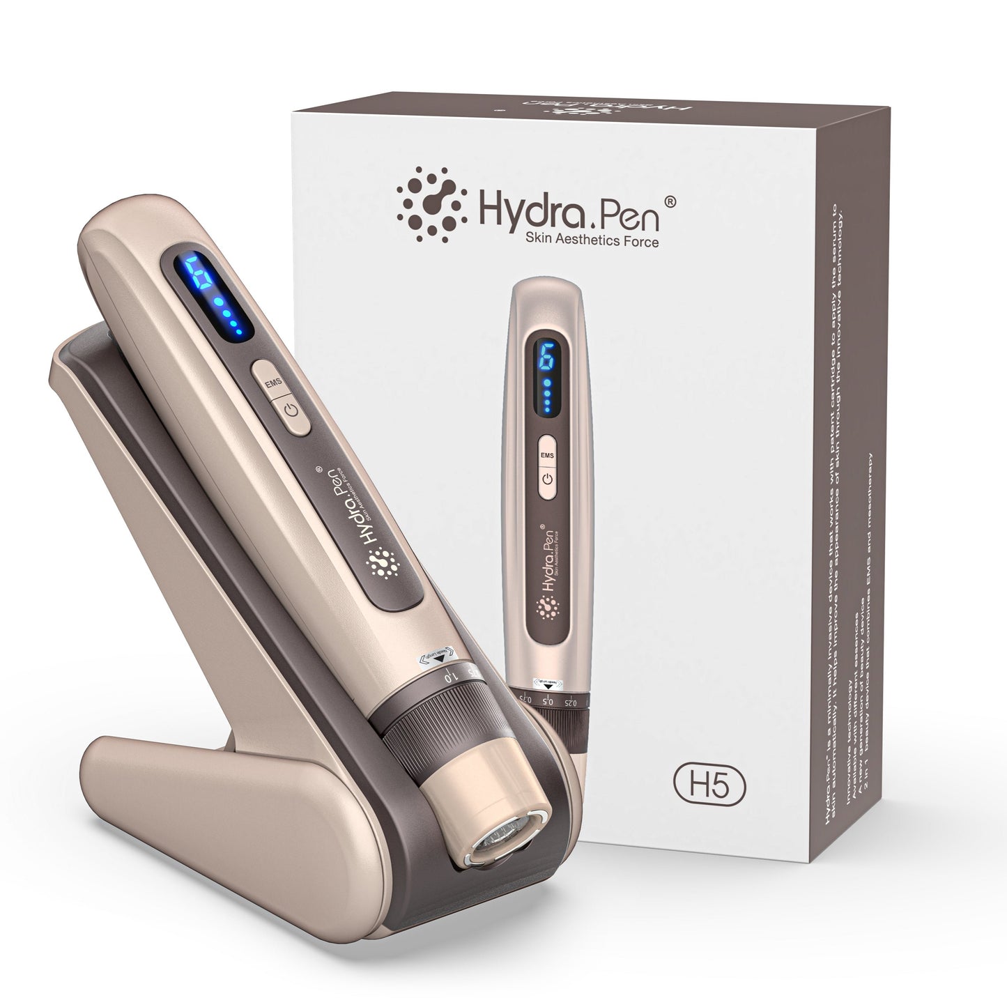 Hydra Pen H5 - Gold Microneedling Hydra Needle Pen With 20PCS Cartridges