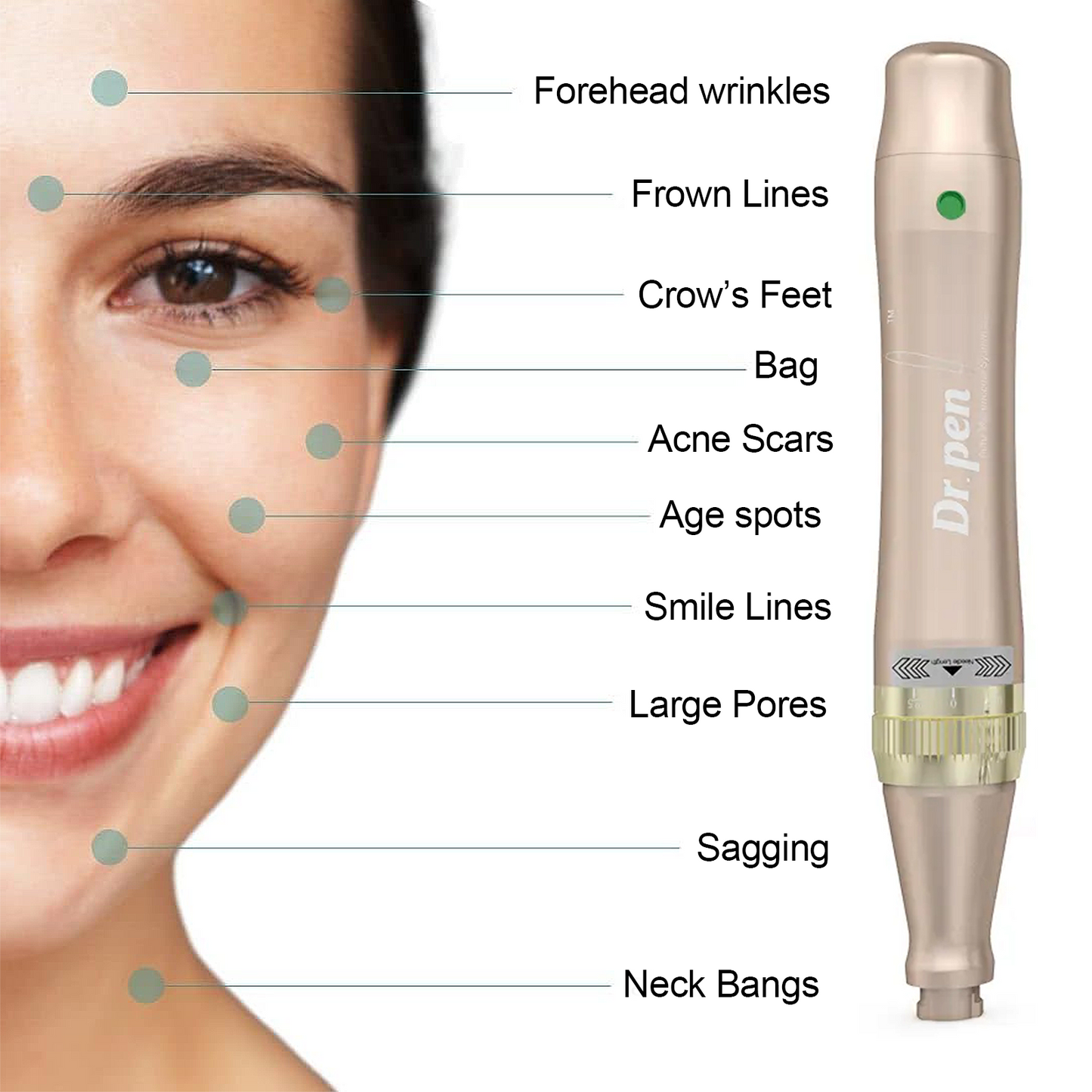 Dr. Pen Ultima M5 Wireless Microneedling Pen With 20pcs Cartridges