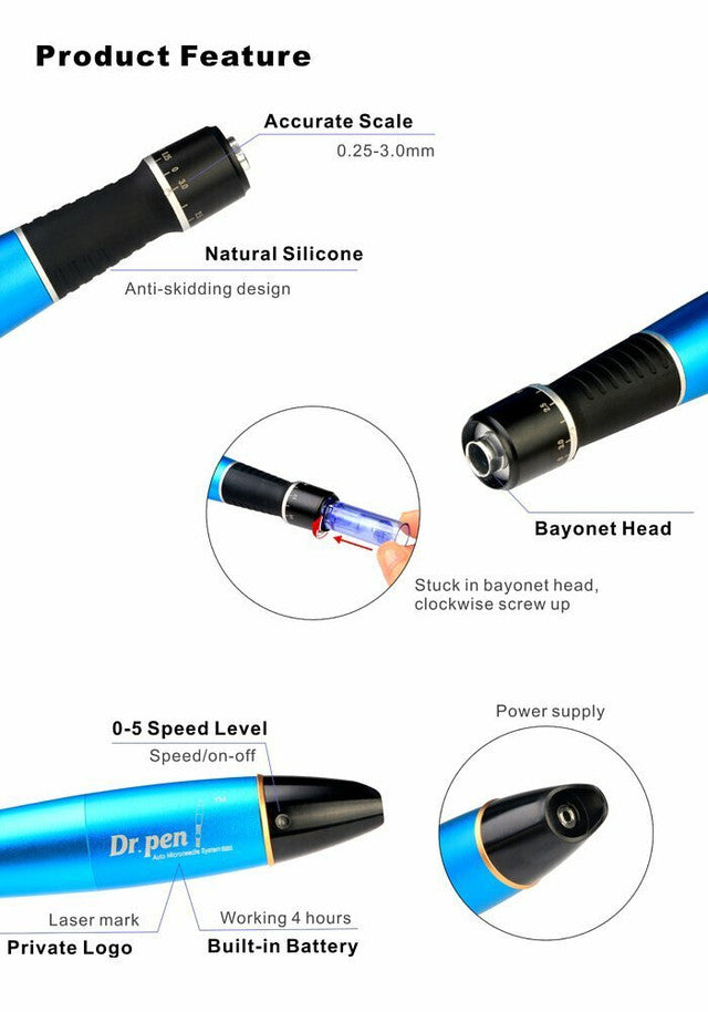 Dr Pen Ultima A1 Wireless Microneedling Pen With 30pcs Cartridges