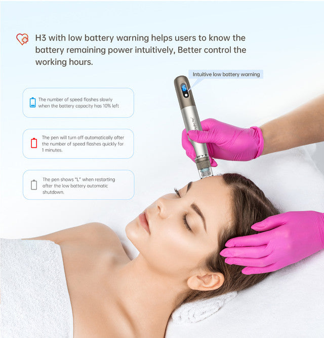 Dr. Pen Hydra H3 Pen All In One Microneedling Device With 30pcs Cartridges