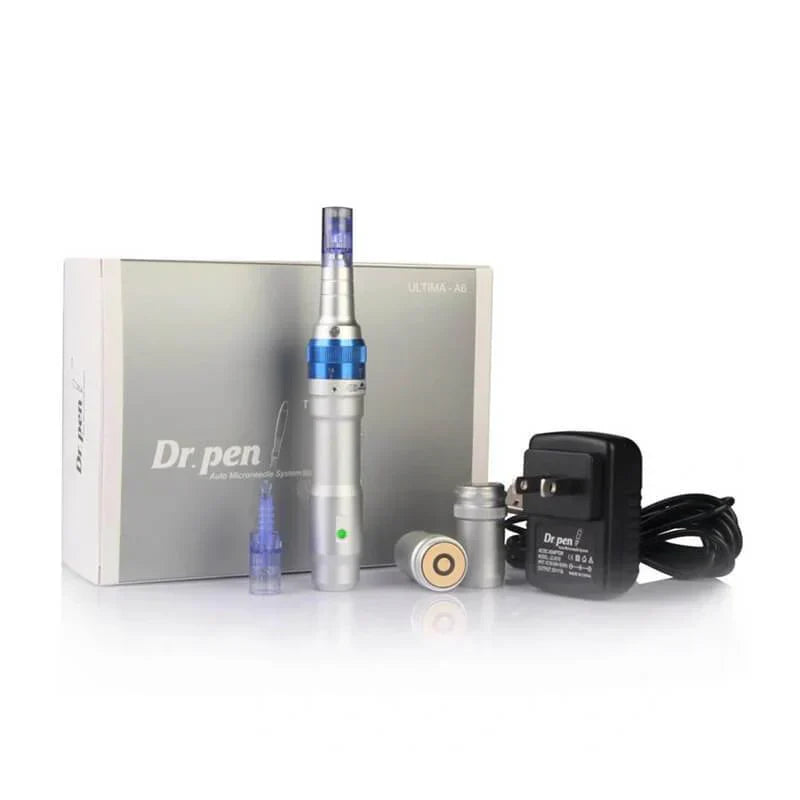 Dr.Pen A6 Professional Microneedling Pen with 10Pcs 12 Pin Cartridges Replacement Needles
