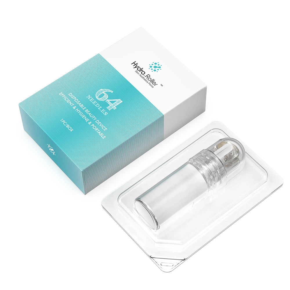 Hydra Needle 64 Derma Stamp Microneedling With 8pcs Replacement Head