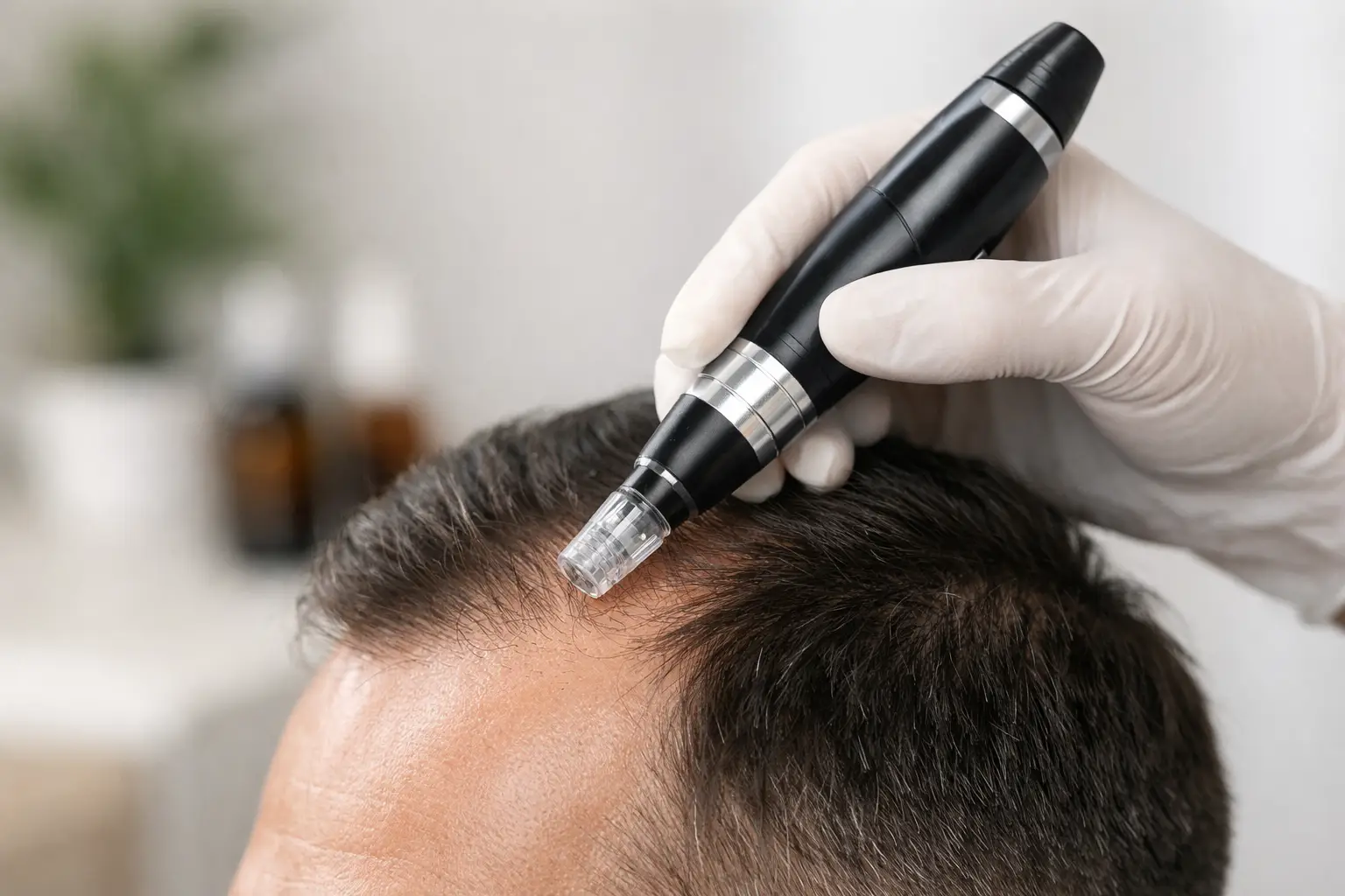How to Use Microneedling Pen on Scalp